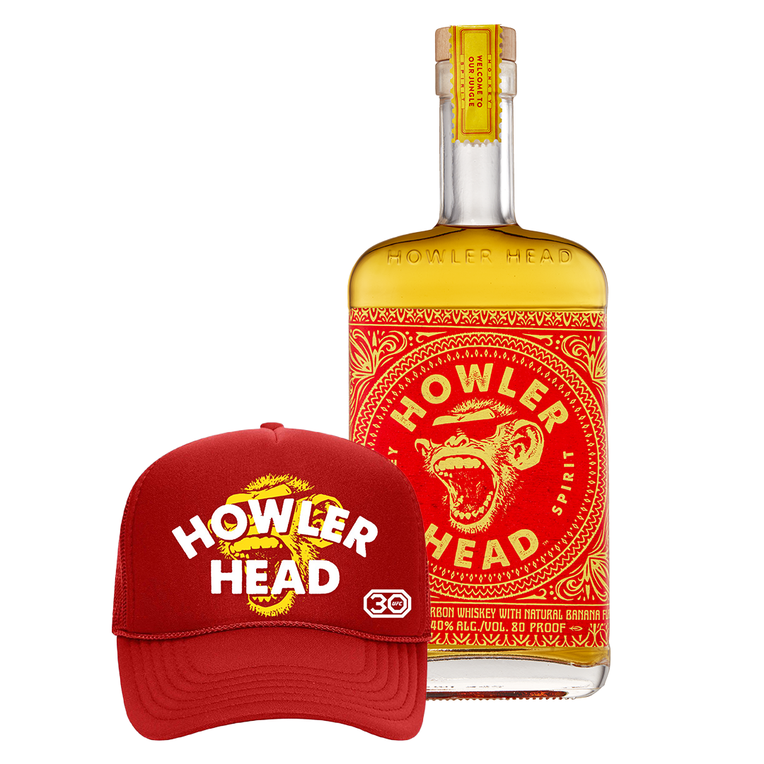 *Limited Time Offer* Bottle and Limited Edition Hat Howler Head